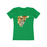 Jersey Calf - Women's Slim Fit Ringspun Cotton T-Shirt