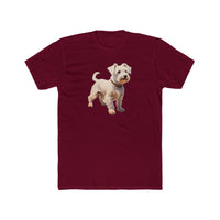 Sealyham Terrier Men's Fitted Cotton Crew Tee