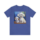 Maltese Puppies Unisex Jersey Short Sleeve Tee