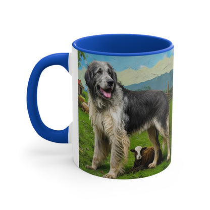 Romanian Carpathian Shepherd Dog 11oz Ceramic Accent Mug