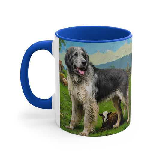 Romanian Carpathian Shepherd Dog 11oz Ceramic Accent Mug