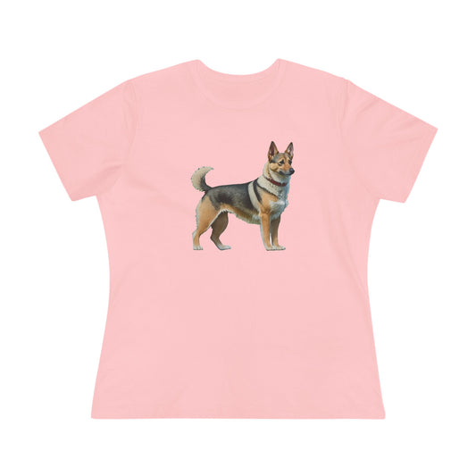 Swedish Vallhund Women's Relaxed Fit Cotton Tee