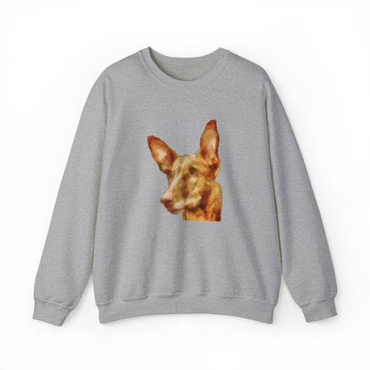 Egyptian Pharoh Hound Unisex 50/50 Crewneck Sweatshirt