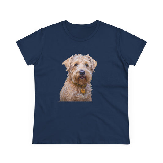 Soft Coated Wheaten Terrier Women's Midweight Cotton Tee