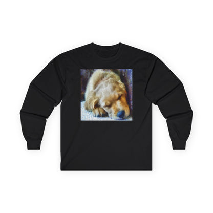 Golden Retriever Zuko Unisex Cotton Long Sleeve Tee