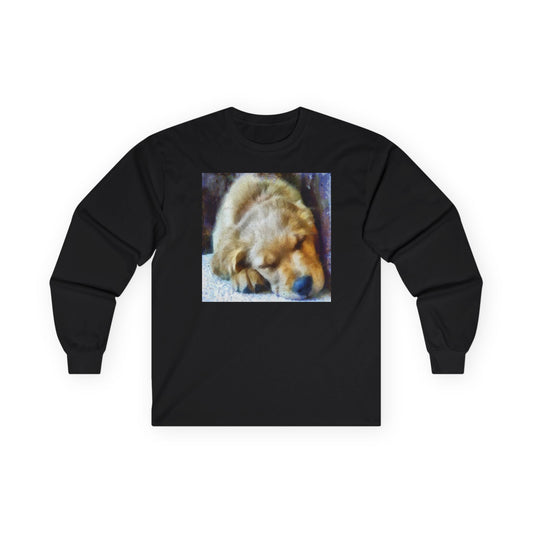 Golden Retriever Zuko Unisex Cotton Long Sleeve Tee