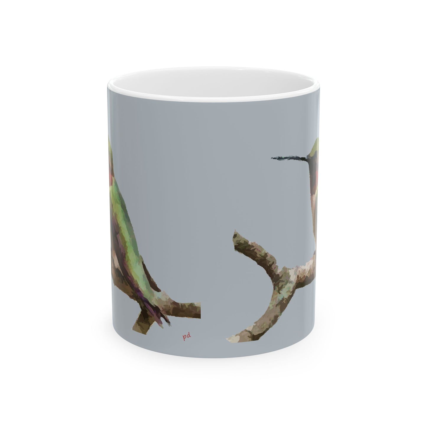Humming Bird 'Cheeky' Ceramic Mug 11oz