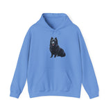 Schipperke Dog Lover Unisex 50/50 Hooded Sweatshirt - Cool Canine Design