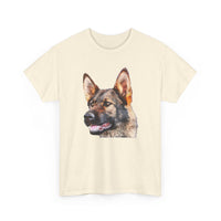 German Shepherd 'Hans' Unisex Heavy Cotton Tee