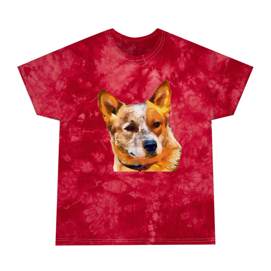 Red Heeler - Australian Cattle Dog Tie-Dye Tee: A Canvas of Comfort and Style