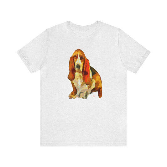 Basset Hound 'Lautrec' Classic Jersey Short Sleeve Tee