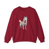 Yakutian Laika - Unisex 50/50  Crewneck Sweatshirt