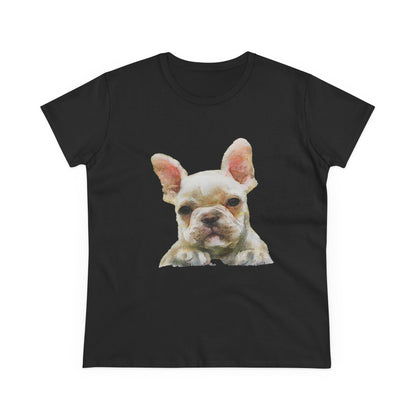 French Bulldog 'Bouvier' Women's Midweight Cotton Tee