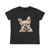 French Bulldog 'Bouvier' Women's Midweight Cotton Tee
