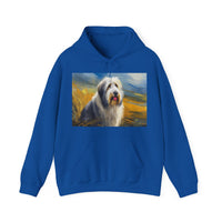 Old English Sheepdog Unisex 50/50 Hooded Sweatshirt