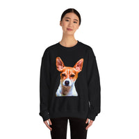 Rat Terrier Unisex 50/50 Crewneck Sweatshirt