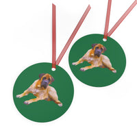 Mastiff Metal Ornaments - The Loyal Holiday Sentinels