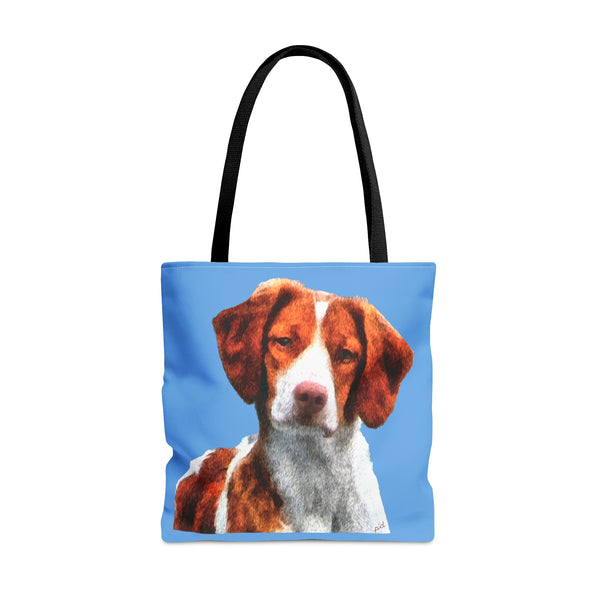 Brittany Spaniel 'Gunner' Tote Bag