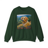 Golden Retriever Unisex 50/50 Crewneck Sweatshirt