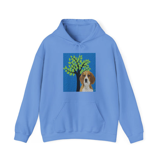Beagle 'Hopper' Unisex 50/50 Hoodie