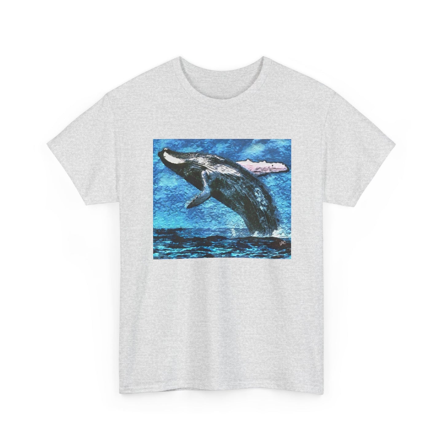 Humpback Whale Unisex Heavy Cotton Tee