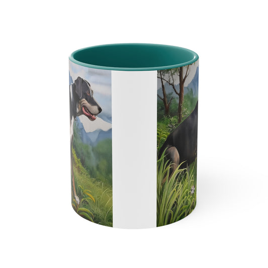 Mountain Cur 11oz Ceramic Accent Mug