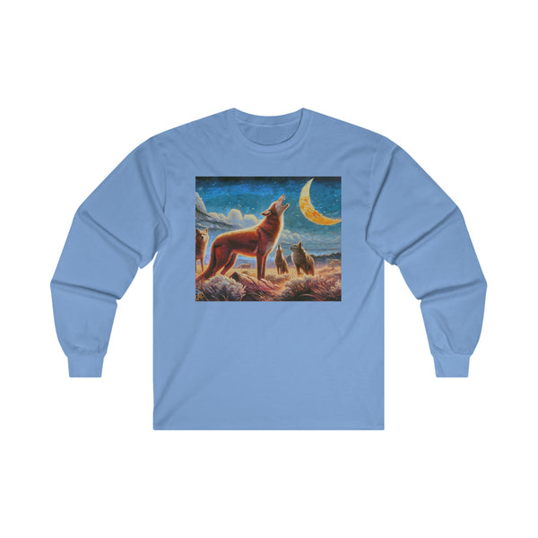 Howling Coyotees Unisex Cotton Long Sleeve Tee