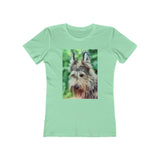 Berger Picard Women's Slim Fit Ringspun Cotton T-Shirt