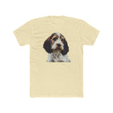 Petit Basset Griffon Vendéen Men's Fitted Cotton Crew Tee