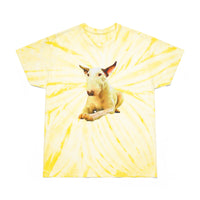 English Bull Terrier Unisex Tie-Dye Cotton Tee, Cyclone