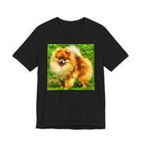 Pomeranian 'Pom Pom' Unisex Jersey Short Sleeve Tee