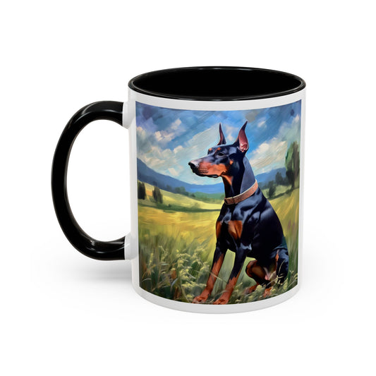 Doberman Pinscher Accent Coffee Mug