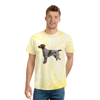 Wirehaired Pointing Griffon Unisex Tie-Dye Tee, Cyclone