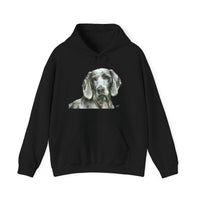 Weimaraner 'Grayson' Unisex 50/50 Hooded Sweatshirt