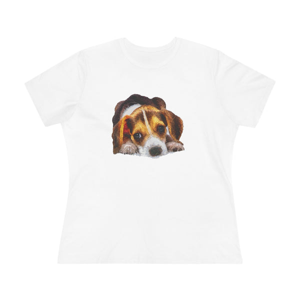 Beagle 'Daisy Mae' Women's Relaxed Fit Cotton Tee