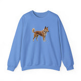 Shikoku - Japanese Hunting Dog - Unisex 50/50 Crewneck Sweatshirt