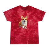 Welsh Corgi Puppy - Tie-Dye Tee, Crystal