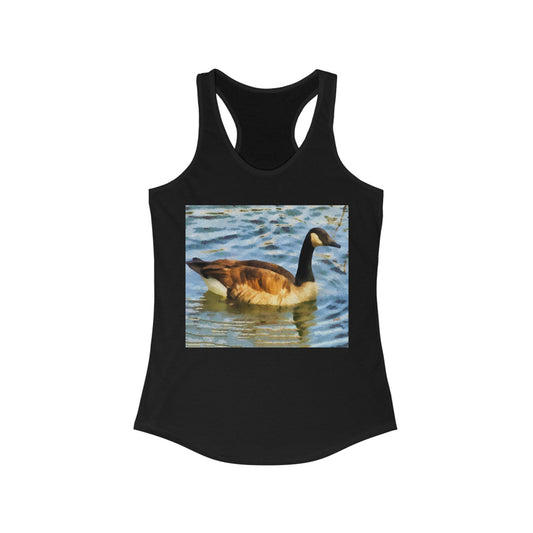 Canadian Geese Women's Racerback Tank