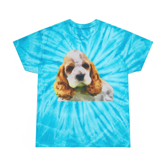 Cocker Spaniel 'Hogan' Classic Tie-Dye Tee, Cyclone