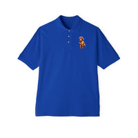 Hungarian Vizsla Puppy Piqué Polo Shirt