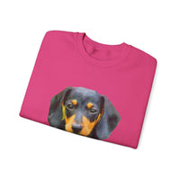 Dachshund 'Doxie #2' Unisex 50/50  Crewneck Sweatshirt