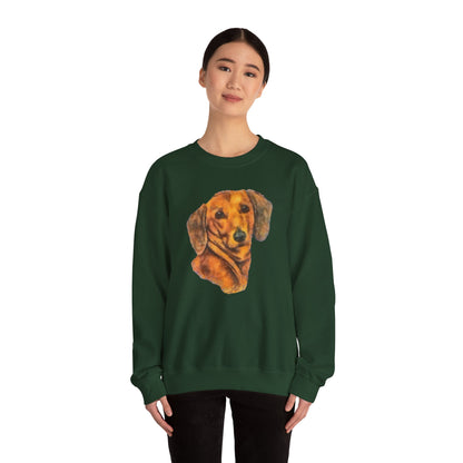 Dachshund 'Doxie #1' Unisex 50/50 Crewneck Sweatshirt