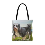 Lowchen - Polyester Tote Bag (AOP)