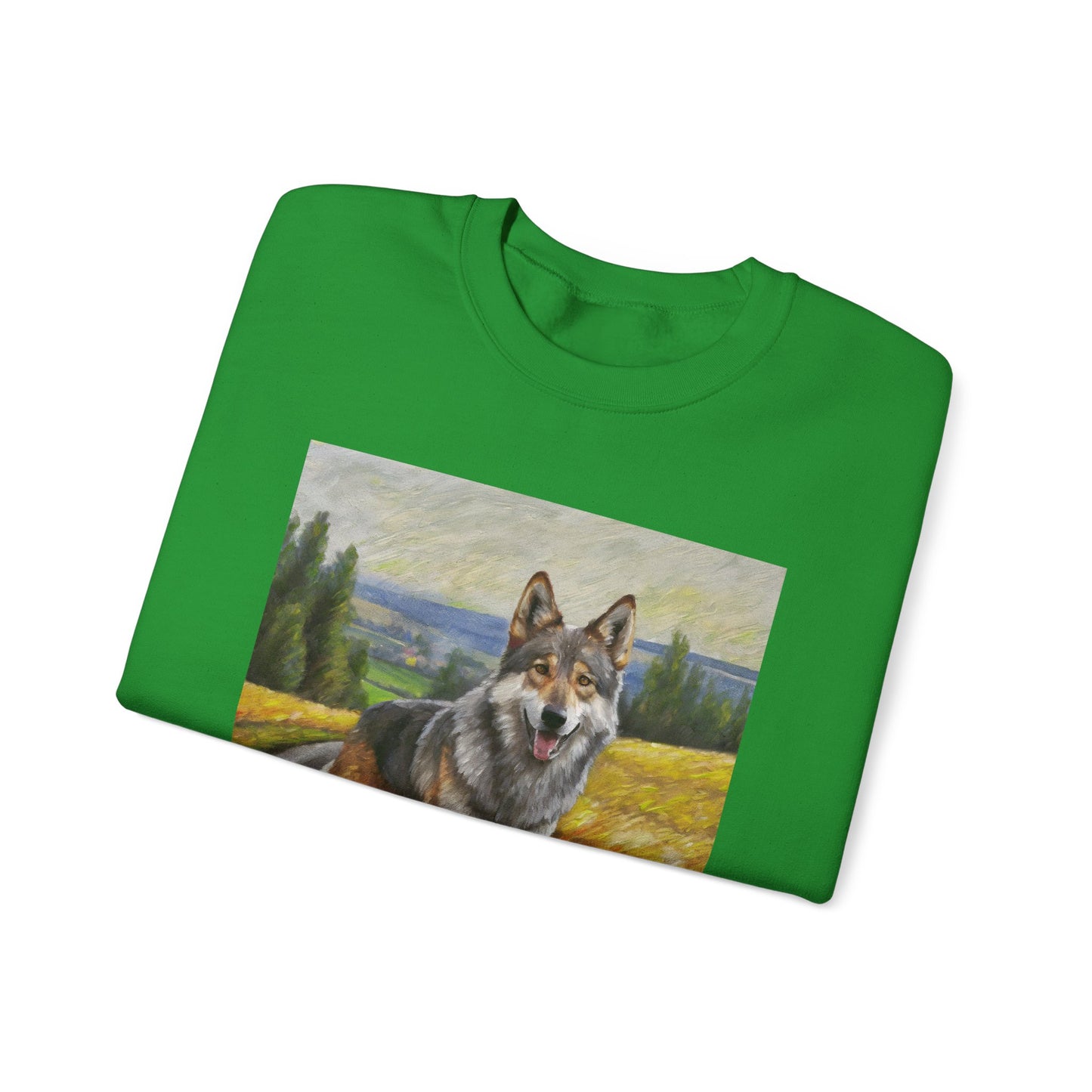 Czechoslovakian Vlcak -Unisex 50/50 Crewneck Sweatshirt
