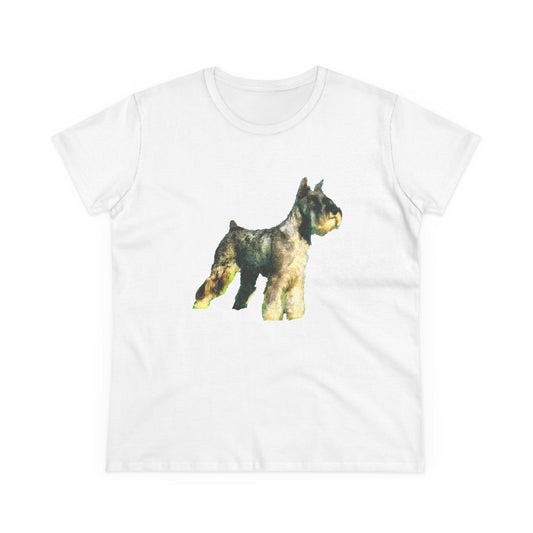 Schnauzer Women's Midweight Cotton Tee