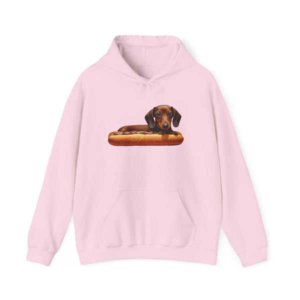 Dachshund 'Weiner Dog'  --  Unisex 50/50 Hooded Sweatshirt