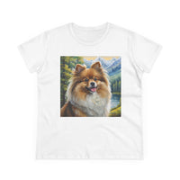 German Spitz Women's Midweight Cotton Tee