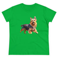 Australian Terrier Women's Midweight Cotton Tee