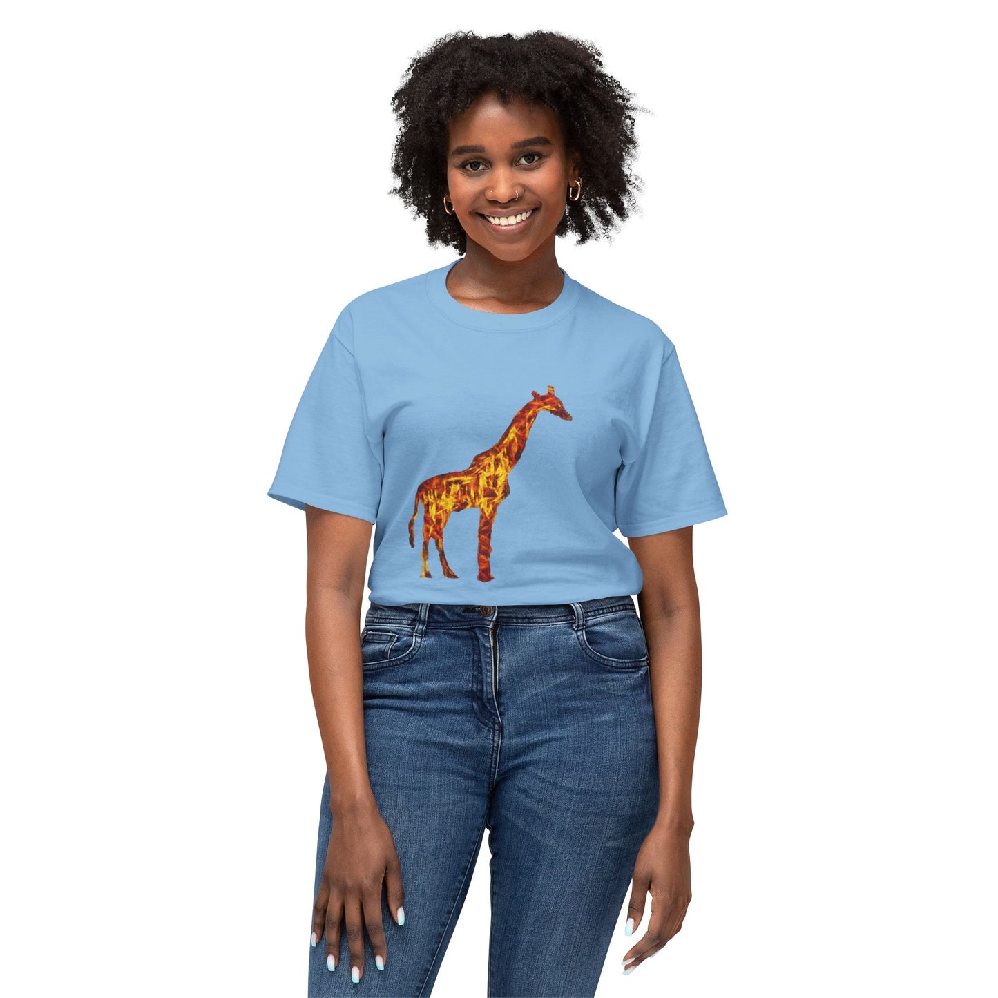 Giraffe Unisex Pre-Shrunk Jersey Cotton Tee