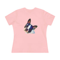 Boston Terrier 'Skipper' Women's Relaxed Fit Cotton Tee